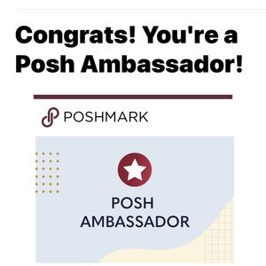 YAY IM A POSHMARK AMBASSADOR 🫶🏼